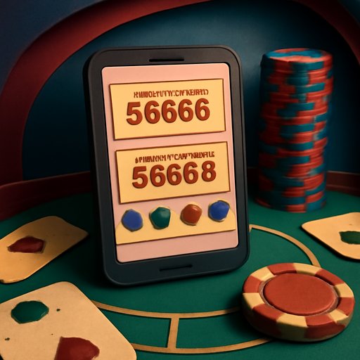 56666bd হাতে ধরা মোবাইলে ফলাফল তালিকা